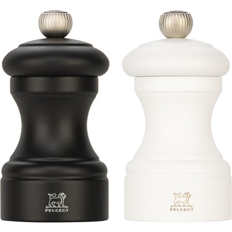 Peugeot Bistro Pfeffer- und Salzmühle 10 cm Duo schwarz/weiß