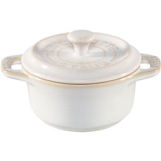 Staub Mini Cocotte Set 4-tlg. rund, Keramik, elfenbein-weiß 2