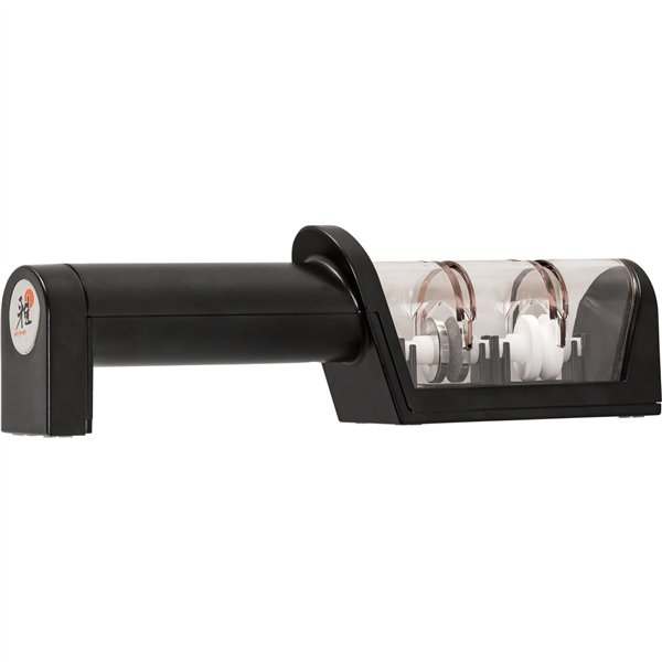 Miyabi Messerschärfer mit Keramikrollen, schwarz