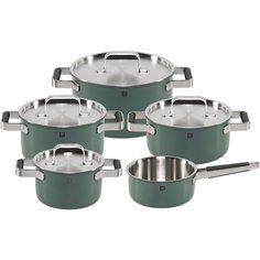 Zwilling Pure Cookware Set 5-piece 18/10 green 2