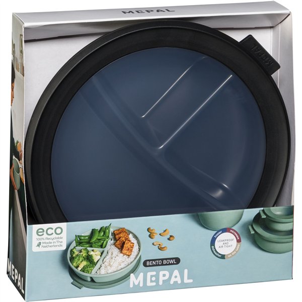 Mepal Bento Bowl Cirqula nordic black (250+250+500ml)