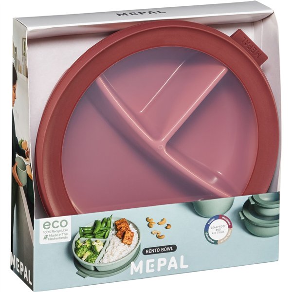 Mepal Bento Bowl Cirqula vivid mauve (250+250+500ml)