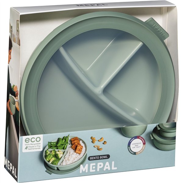 Mepal Bento Bowl Cirqula nordic sage (250+250+500ml)