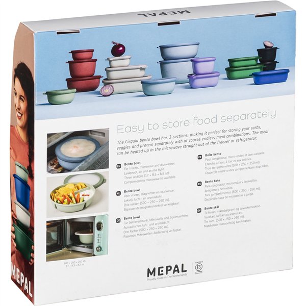 Mepal Bento Bowl Cirqula nordic sage (250+250+500ml)