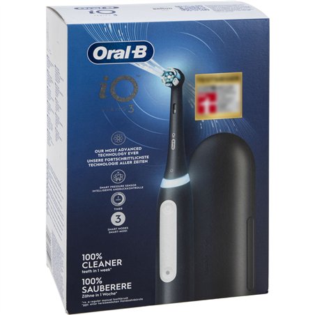 Oral-B iO Series 3   Matt Black mit Reiseetui