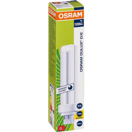 Osram DULUX D/E Energy-saving Lamp 18W/827 G24Q-2 FS1