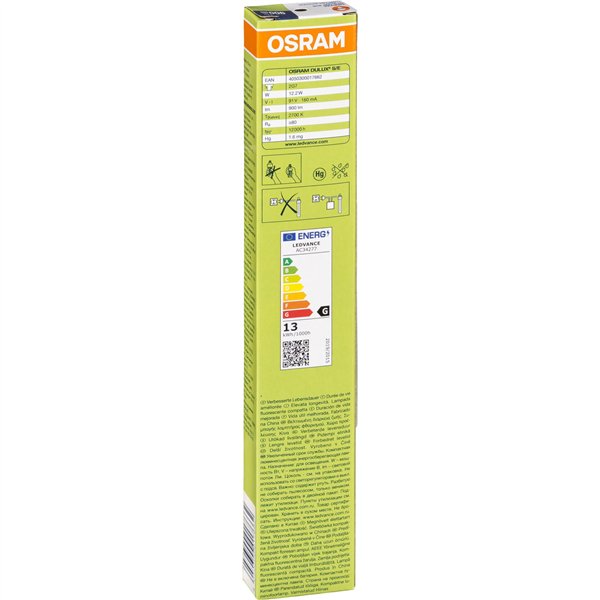 Osram DULUX S/E Energy-saving Lamp 11W/827 2G7 FS1