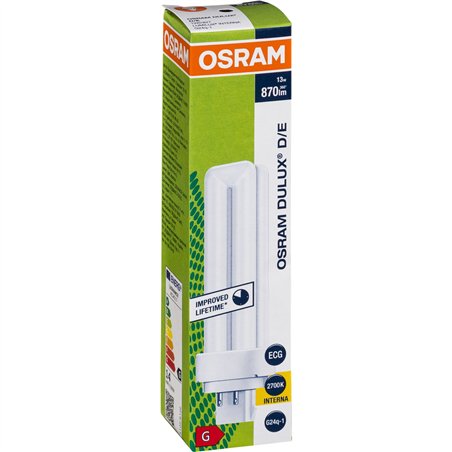 Osram DULUX D/E Energy-saving Lamp 13W/827 G24Q-1 FS1