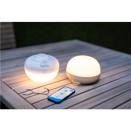 New Garden CHERRY BULB BATTERY Solar&Recharge,white,warm light