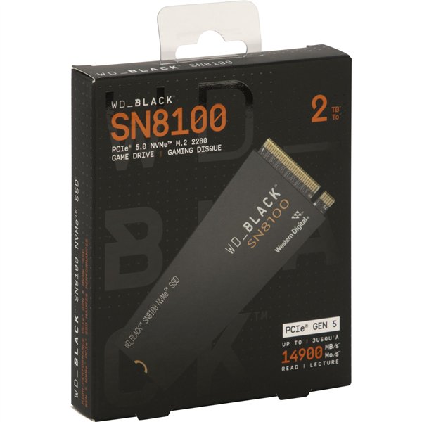 Western Digital Black SSD    2TB SN8100 NVMe          WDS200T1X0M