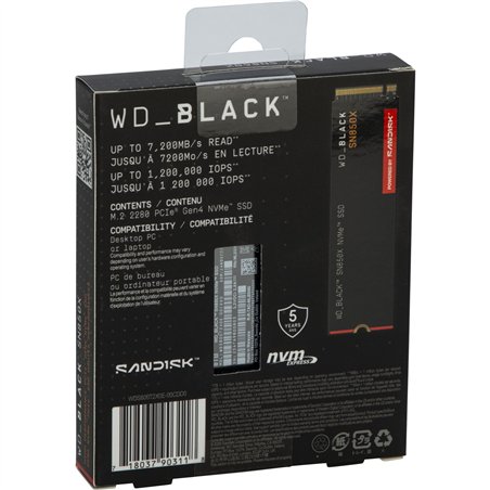 Western Digital Black SSD    8TB SN850 NVMe           WDS800T2X0E
