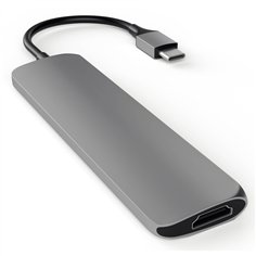 Satechi Type-C USB Passthrough HDMI Hub Space grigio 2