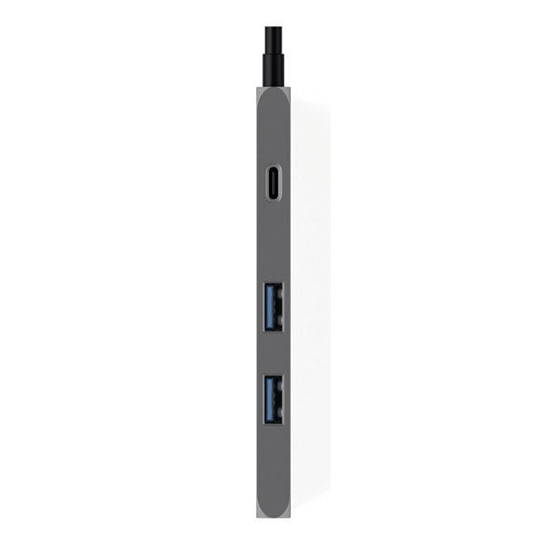 Satechi Type-C USB Passthrough HDMI Hub Space grigio