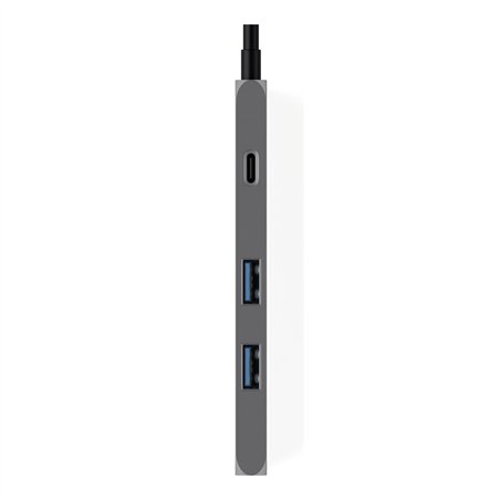 Satechi Type-C USB Passthrough HDMI Hub Space grigio