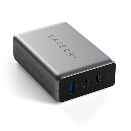 Satechi 100W Type-C PD GaN Compact Charger Space Gray