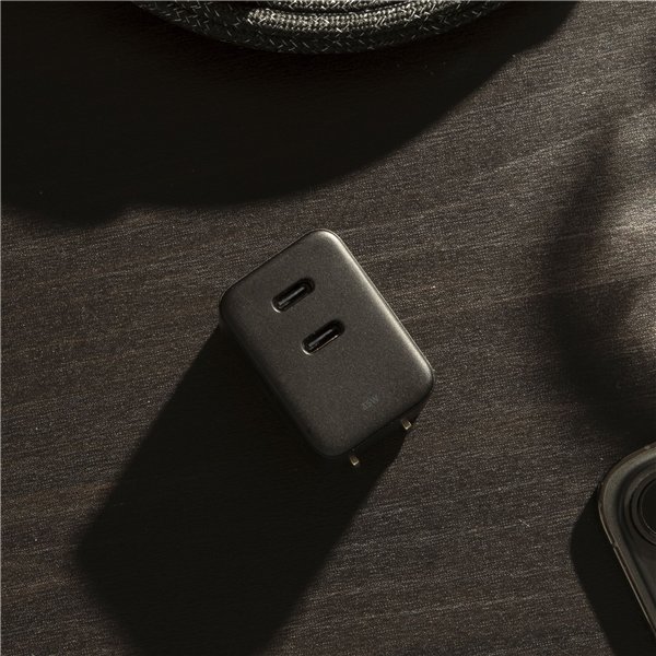 Native Union 35W Dual USB-C Fast GaN PD Wall Charger Black