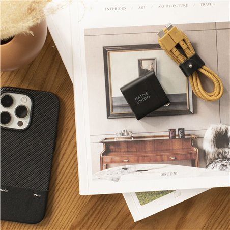 Native Union 35W Dual USB-C Fast GaN PD Wall Charger Black