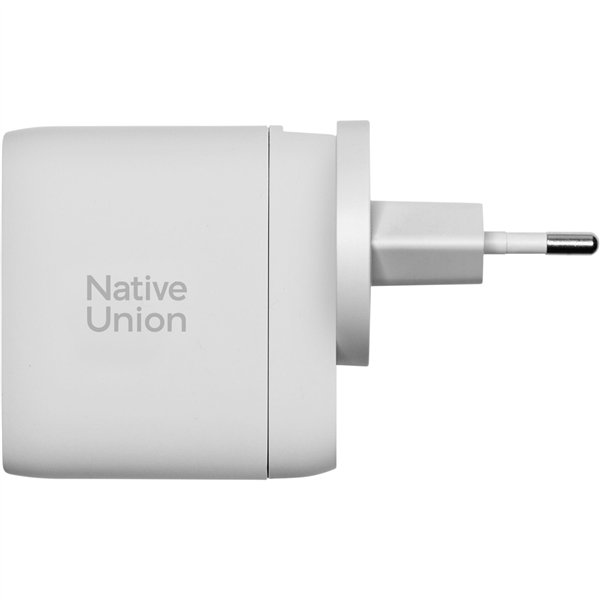 Native Union 67W USB-C PD 3-Port Fast GaN Wall Charger White