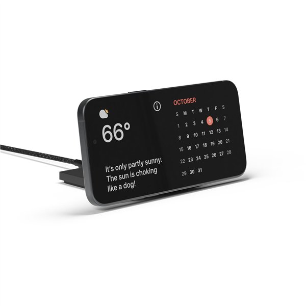 Native Union Rise Solo Foldable Qi2 Wireless Charger Black