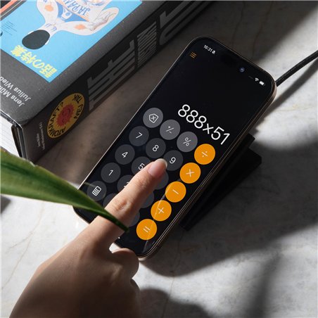 Native Union Rise Solo Foldable Qi2 Wireless Charger Black