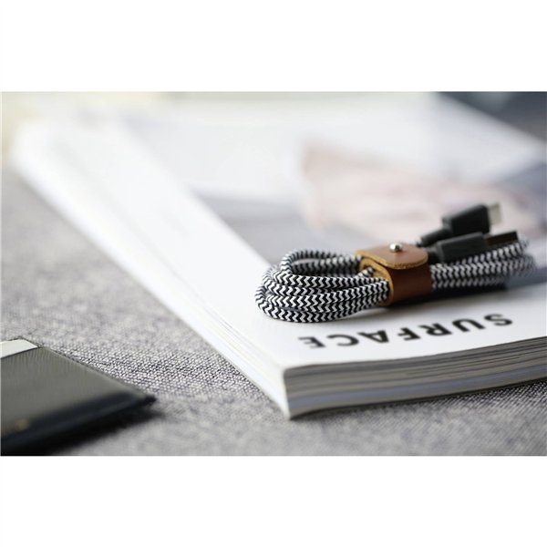 Native Union Belt Cable USB-A to USB-C 1.2m Zebra