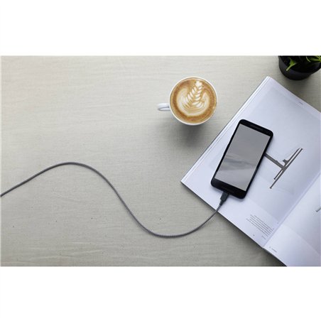 Native Union Belt Cable USB-A to USB-C 1.2m Zebra