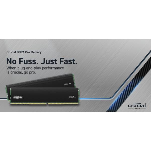 Crucial Pro DDR4-3200 Set 32GB 2x16GB UDIMM CL22 (8Gbit/16Gbit)