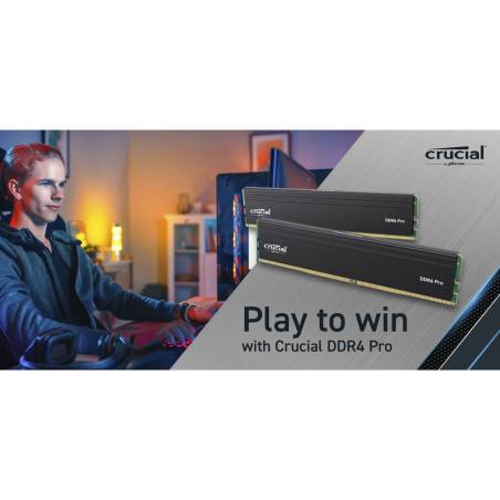 Crucial Pro DDR4-3200 Set 32GB 2x16GB UDIMM CL22 (8Gbit/16Gbit)