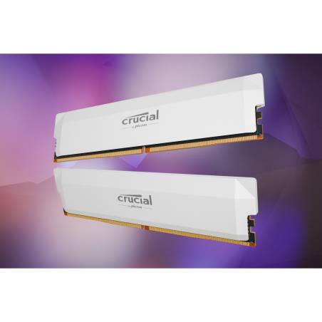 Crucial Pro DDR5-6000 Set 32GB 2x16GB UDIMM bianco Overclocking