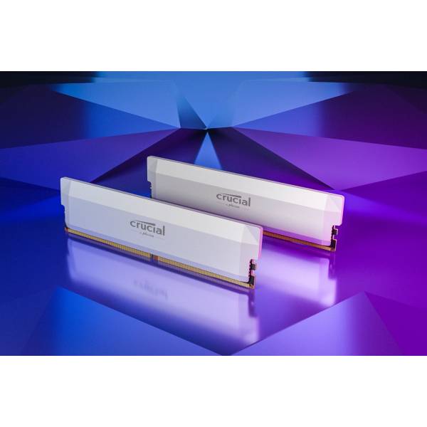 Crucial Pro DDR5-6000 Set 32GB 2x16GB UDIMM bianco Overclocking