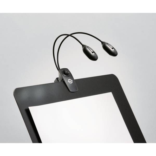 K&M 12271 Notenpultleuchte Twin Head Pro