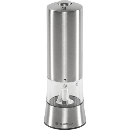 Zassenhaus Salzmühle  Gera elektrisch, 18 cm, Edelstahl