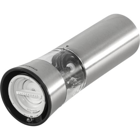 Zassenhaus Salzmühle  Gera elektrisch, 18 cm, Edelstahl