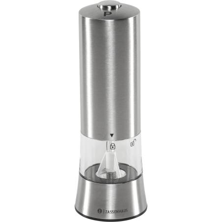 Zassenhaus Pfeffermühle  Gera elektrisch, 18 cm, Edelstahl