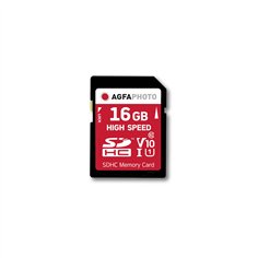 AgfaPhoto SDHC scheda 16GB High Speed Class 10 UHS I 2