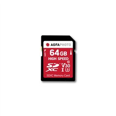 AgfaPhoto SDXC scheda 64GB High Speed Class 10 UHS I 2