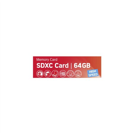 AgfaPhoto SDXC scheda 64GB High Speed Class 10 UHS I