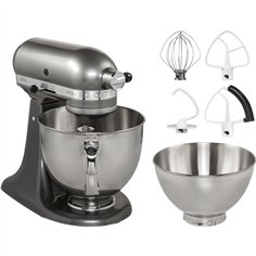KitchenAid Artisan 5KSM175PSEMS Medallion argento