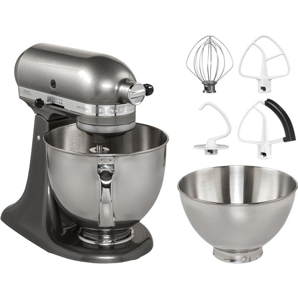 KitchenAid Artisan 5KSM175PSEMS Medallion argento