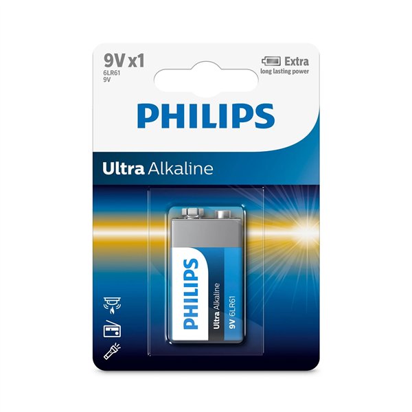 Philips Ultra Alkaline 9V batteria