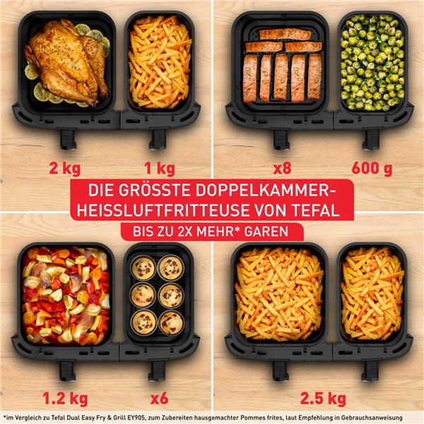 Tefal EY 942 H Dual Easy Fry XXL