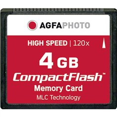 AgfaPhoto Compact Flash      4GB High Speed 120x MLC