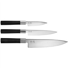 KAI Wasabi nero set di coltelli  67S-300