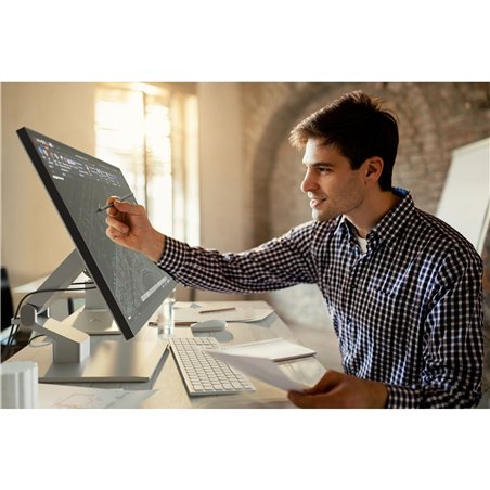 Alogic Clarity Pro Touch 27  UHD 4K Monitor with Fold Stand