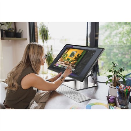 Alogic Clarity Pro Touch 27  UHD 4K Monitor with Fold Stand