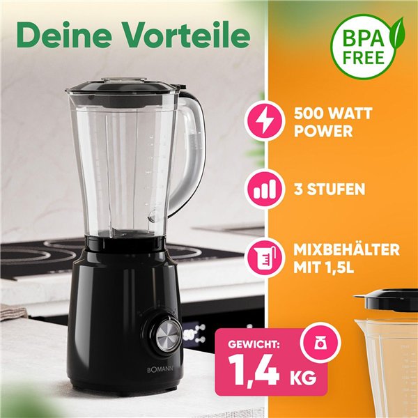 Bomann UM 6091 CB nero