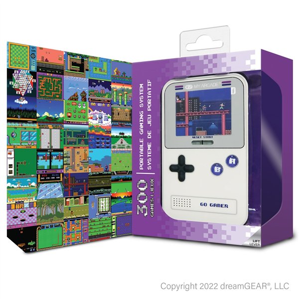 dreamGear My Arcade Go Gamer Classic (300 in 1) Gray & Purple