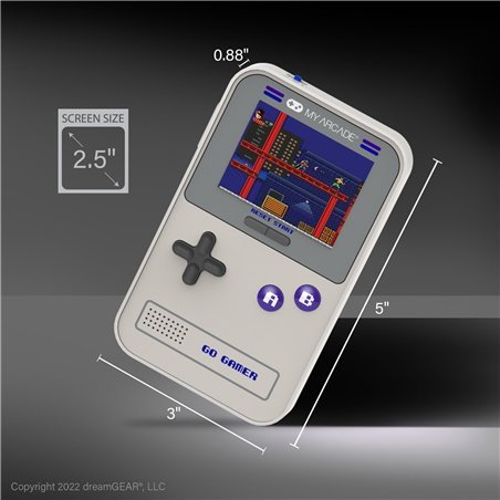 dreamGear My Arcade Go Gamer Classic (300 in 1) Gray & Purple
