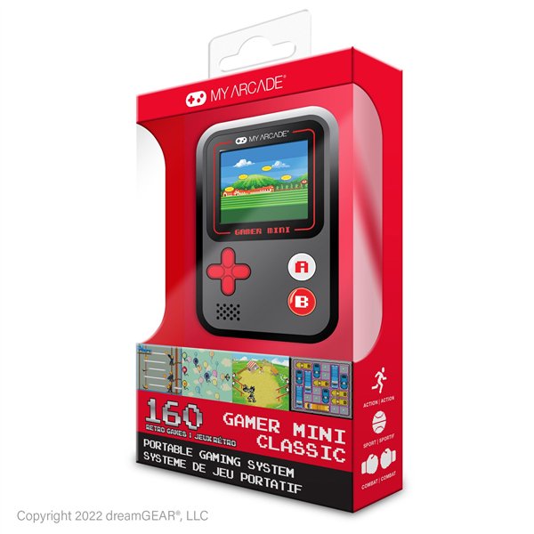 dreamGear My Arcade Gamer Mini Classic Black & Red
