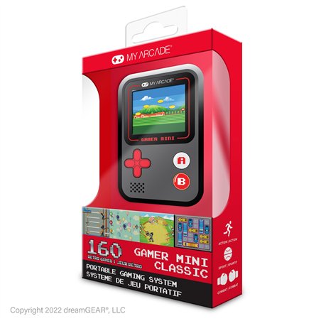 dreamGear My Arcade Gamer Mini Classic Black & Red
